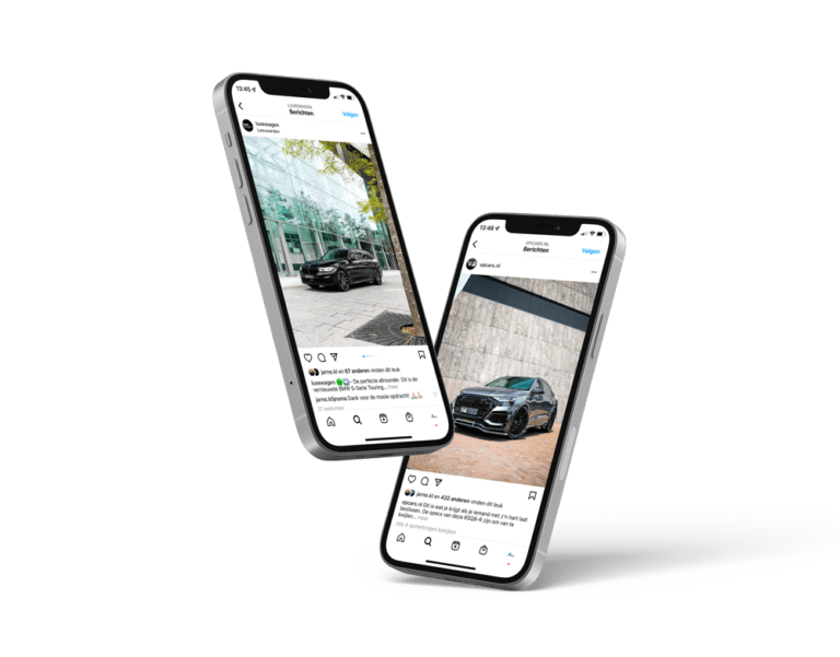 2 iphone's-VPcars-naarden-auto-luxewagen
